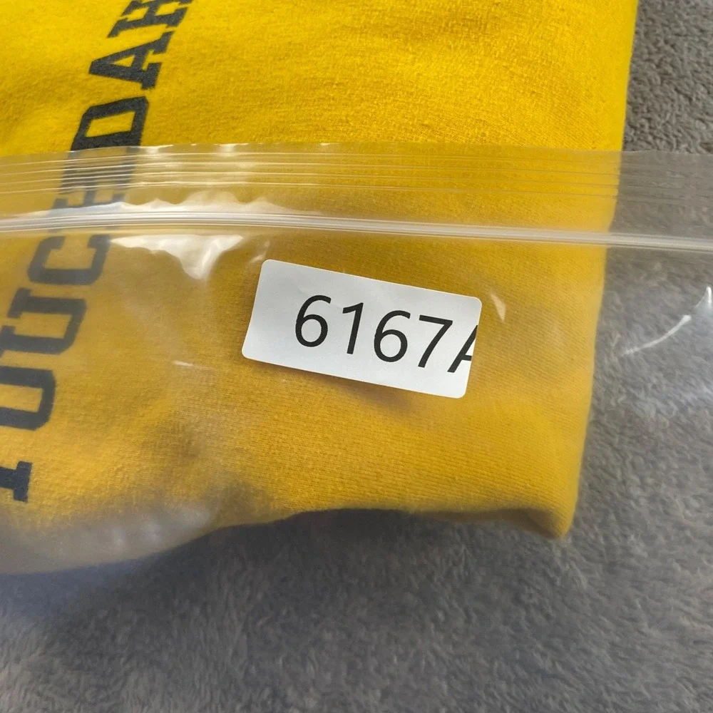 Pittsburgh Steelers Touchdahn Sweatshirt Womens Medium Yellow